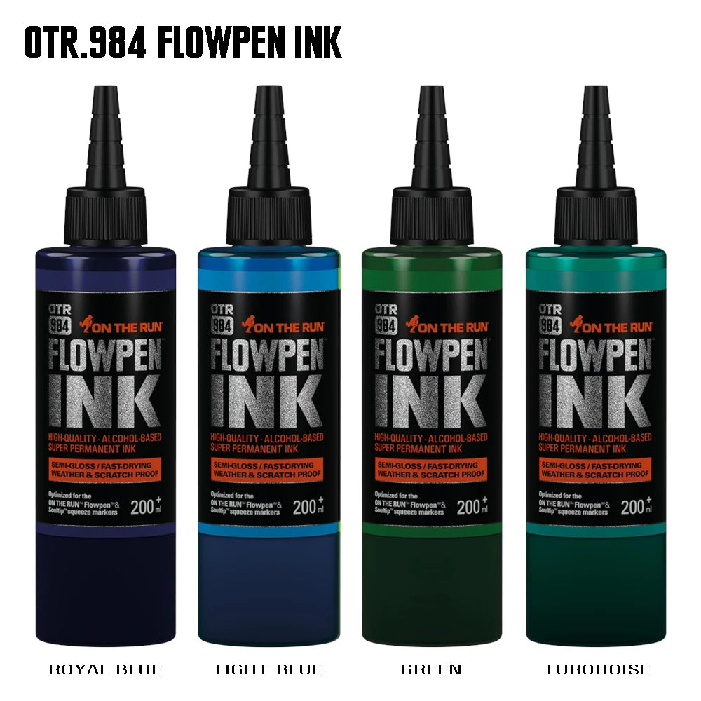 OTR 984-200 FLOWPEN INK REFILL - NEW BOTTLE - 200ML