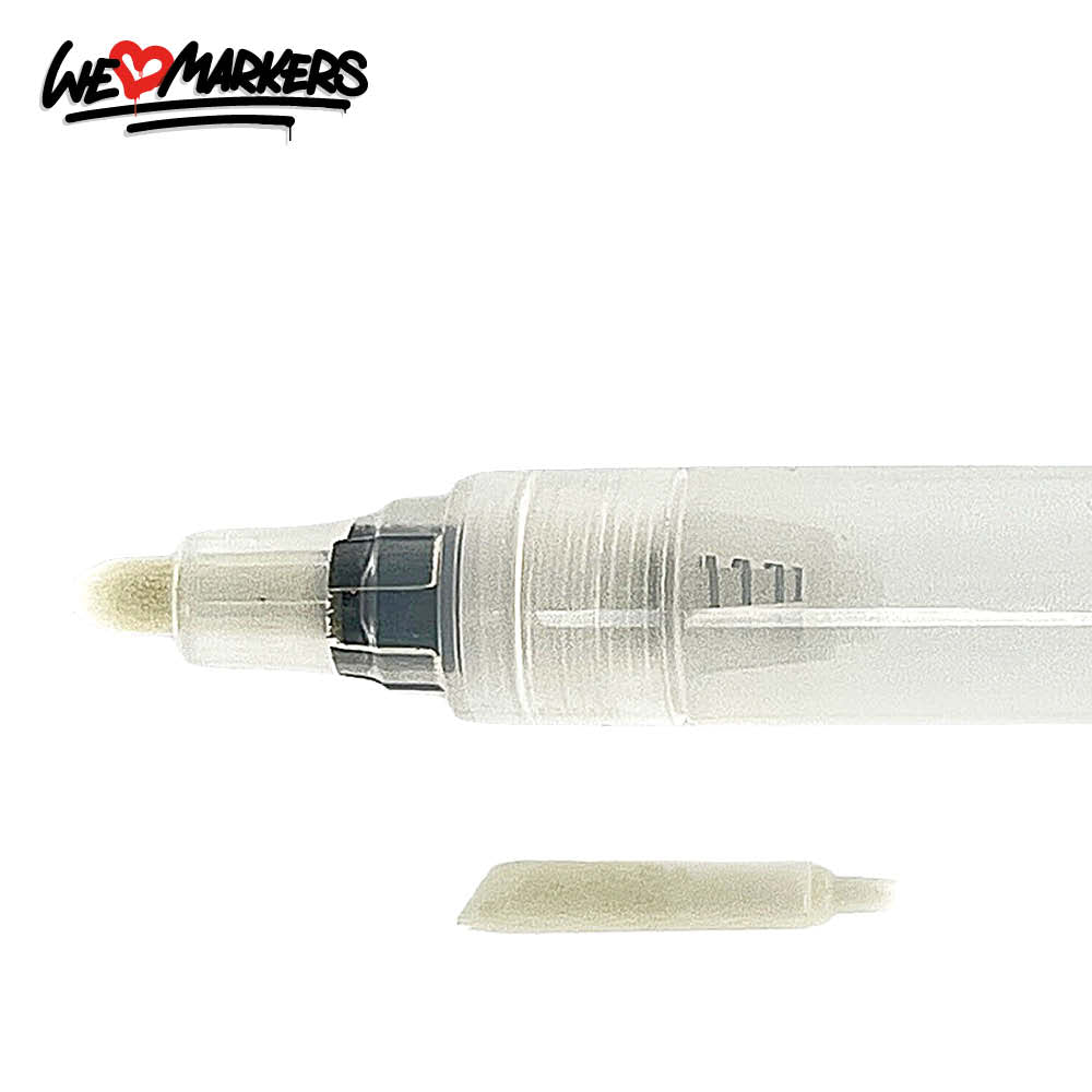WLM 3003 EMPTY PUMP-ACTION MARKER PEN - 3MM ROUND & CHISEL