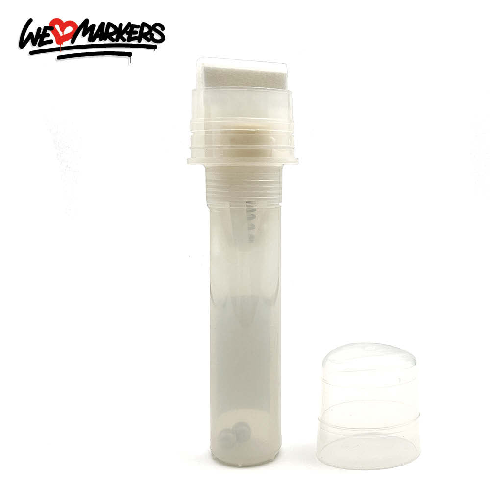 WLM 6030 EMPTY PUMP-ACTION MARKER PEN WITH 2 MIXING BALLS - 30MM BROAD