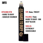 OTR 006 H2B - HARD TO BUFF SQUEEZE INK MARKER - DEEP BLACK - 6MM